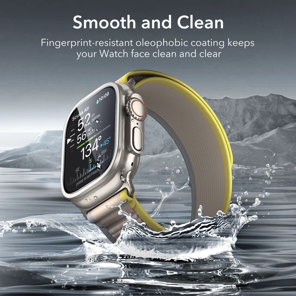 ESR Armorite 2-pack Tempered Glass for Apple Watch Ultra 49mm - Titanium_8