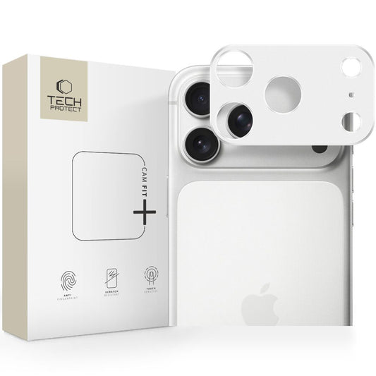 Tech-Protect Camalloy Fit+ Camera Cover for iPhone 17 Pro Max - Silver_0