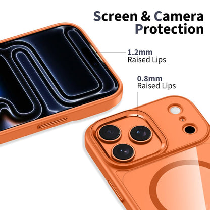 Tech-Protect MagMat MagSafe Case for iPhone 17 Pro - Transparent Orange_2
