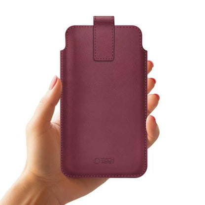 Tech-Protect SM65 case for 6.0-6.9" smartphones - burgundy_2