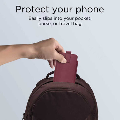 Tech-Protect SM65 case for 6.0-6.9" smartphones - burgundy_4