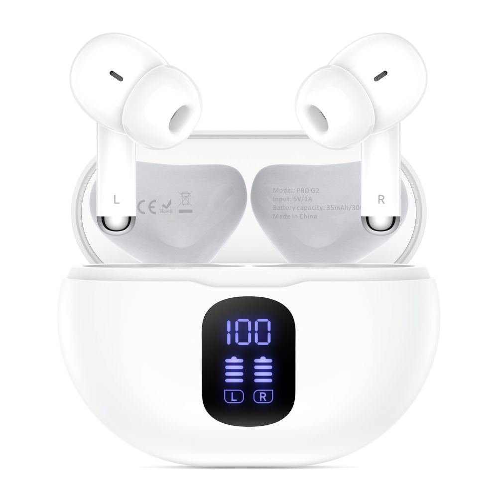 Tech-Protect UltraBoost TWS Pro G2 Headphones - White_1
