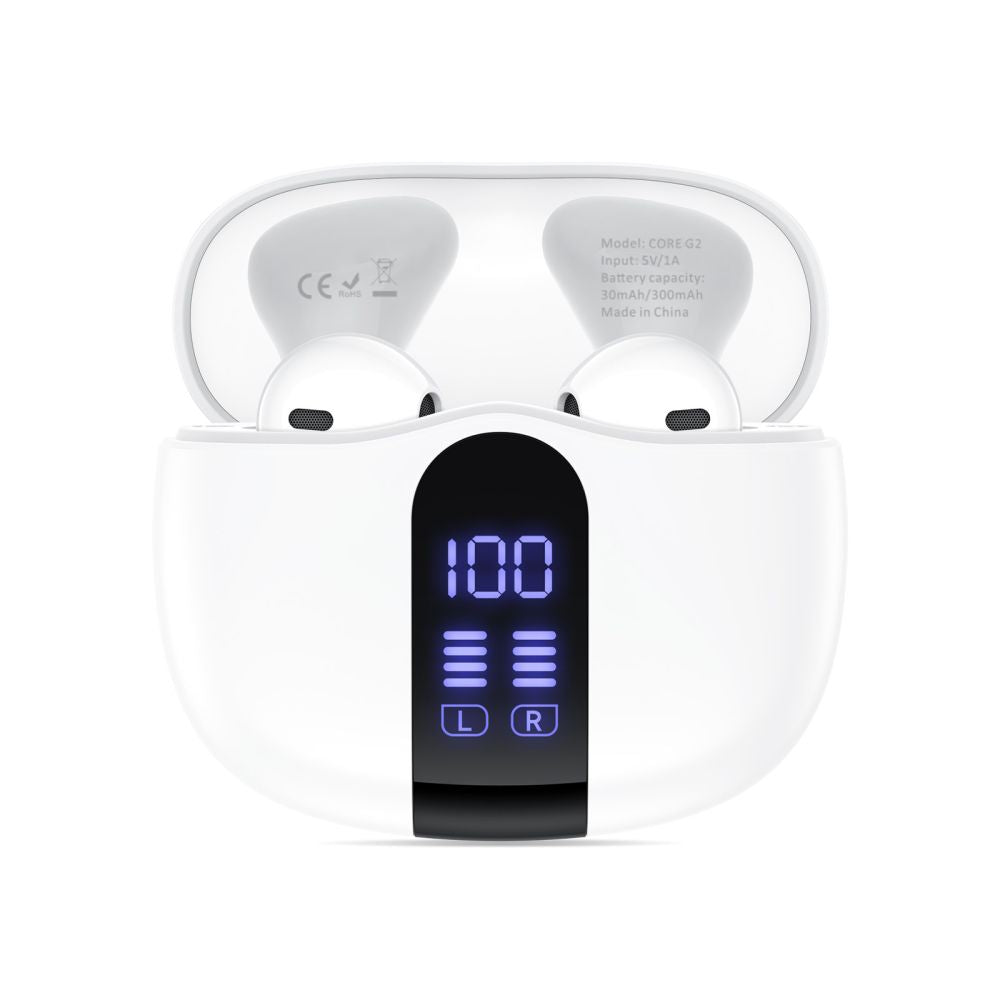 Tech-Protect UltraBoost TWS Core G2 Headphones - White_2