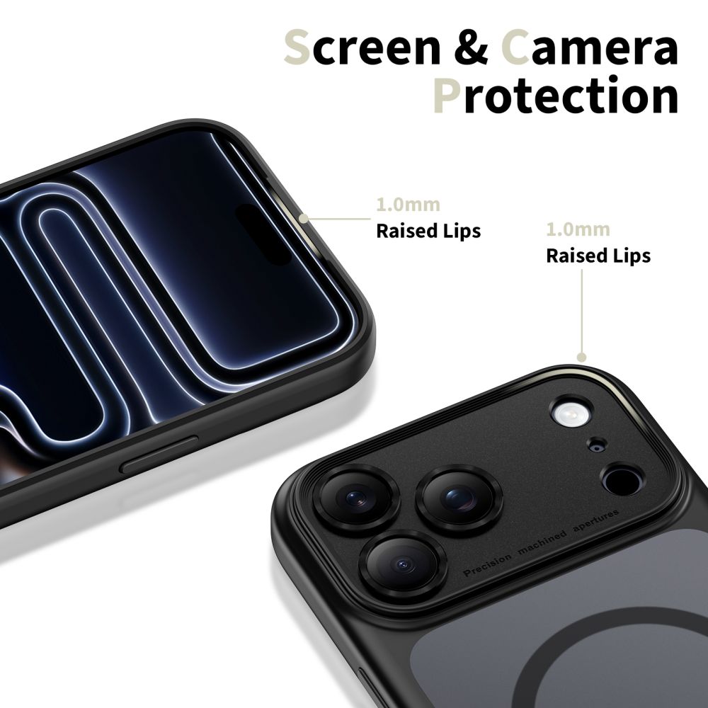Tech-Protect Magpeak Magsafe CC Case for iPhone 17 Pro Max - Matte Black_2