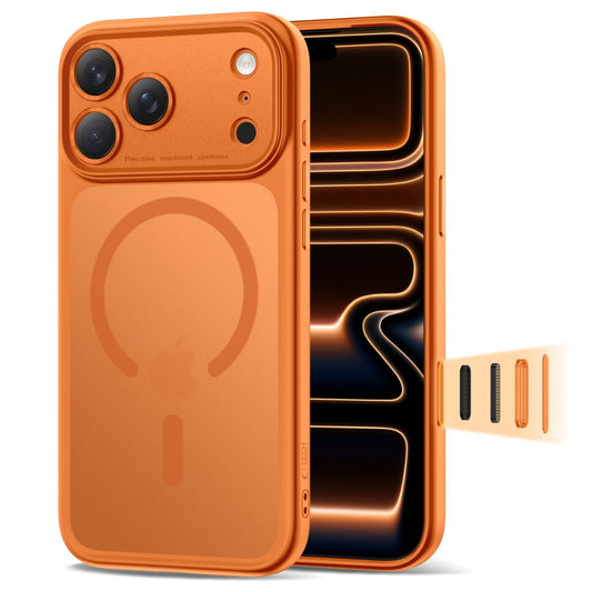 Tech-Protect Magpeak MagSafe CC Case for iPhone 17 Pro - Orange_0