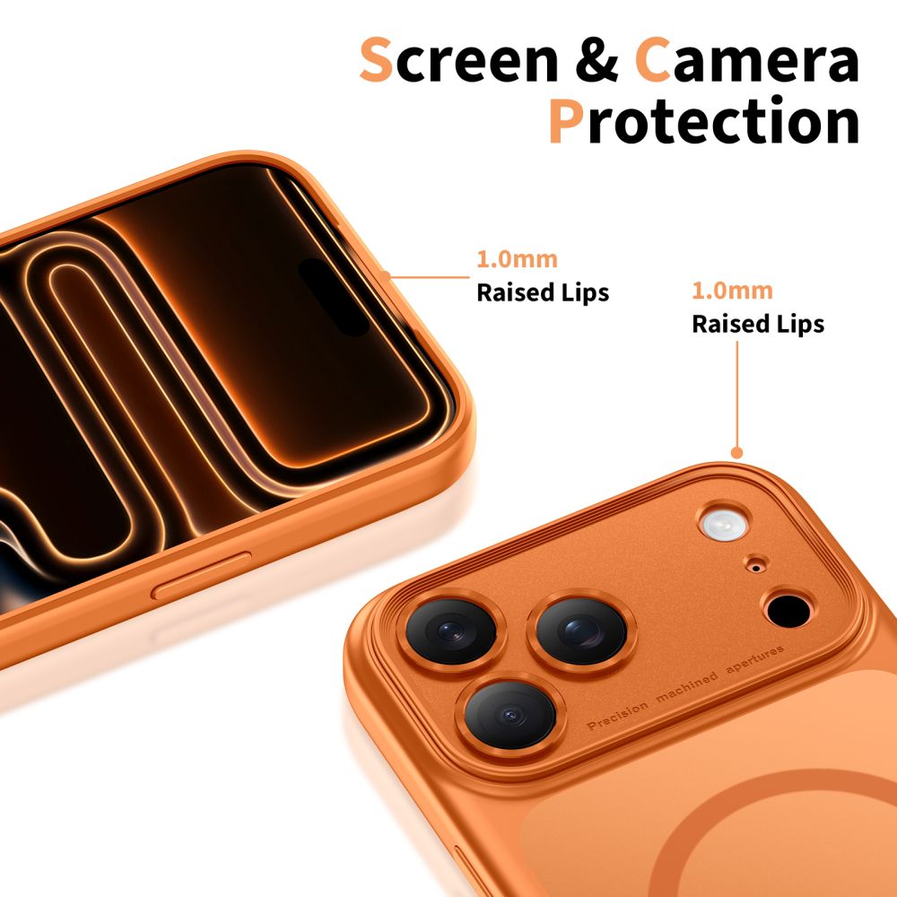 Tech-Protect Magpeak MagSafe CC Case for iPhone 17 Pro - Orange_3