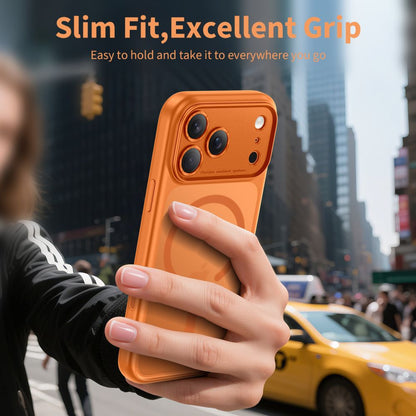 Tech-Protect Magpeak MagSafe CC Case for iPhone 17 Pro - Orange_4