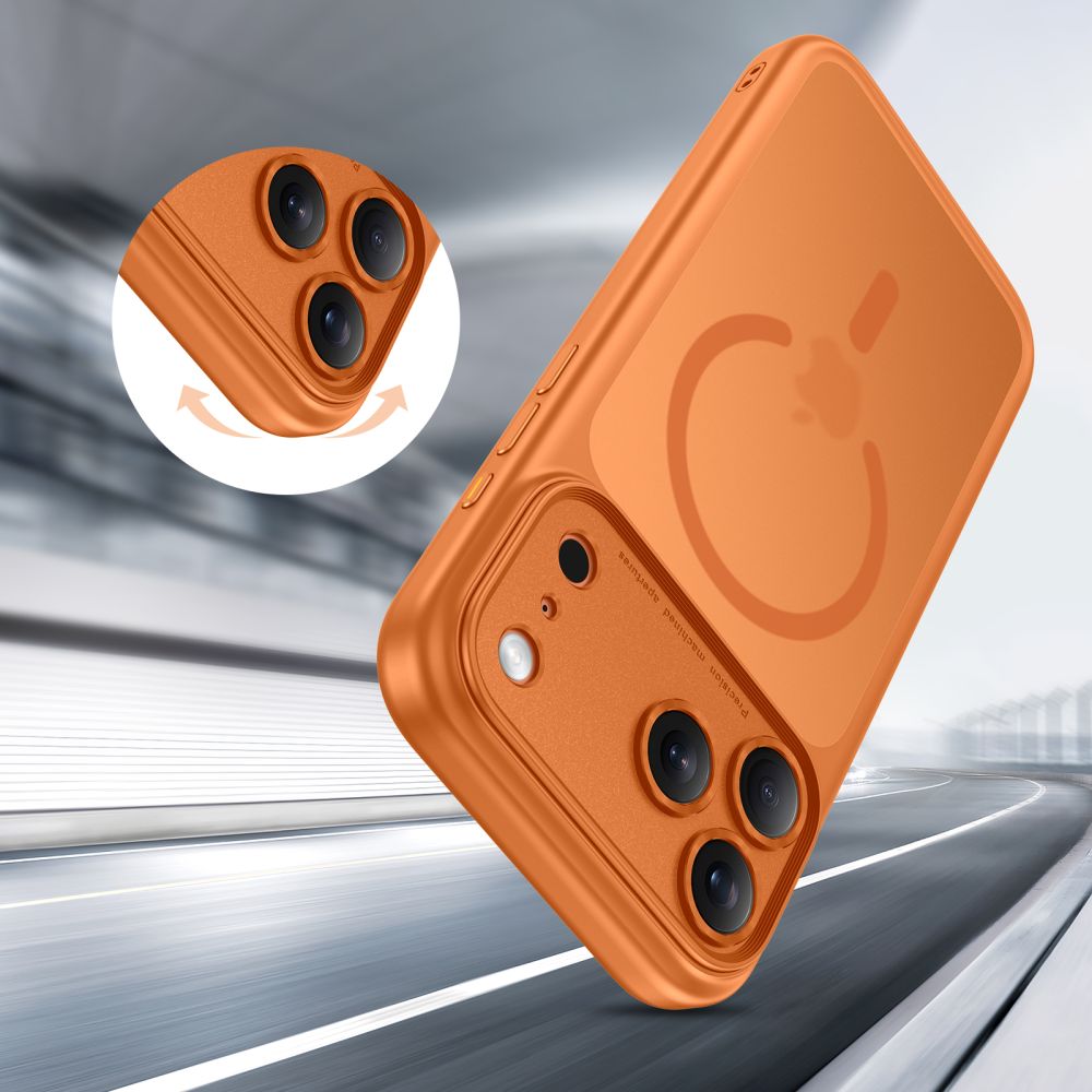 Tech-Protect Magpeak MagSafe CC Case for iPhone 17 Pro - Orange_5