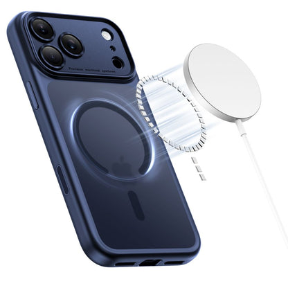 Tech-Protect Magpeak Magsafe CC Case for iPhone 17 Pro Max - Matte Navy Blue_2