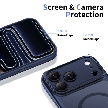 Tech-Protect Magpeak Magsafe CC Case for iPhone 17 Pro Max - Matte Navy Blue_3