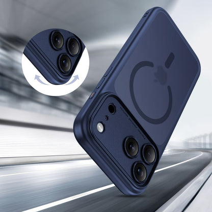 Tech-Protect Magpeak Magsafe CC Case for iPhone 17 Pro Max - Matte Navy Blue_5