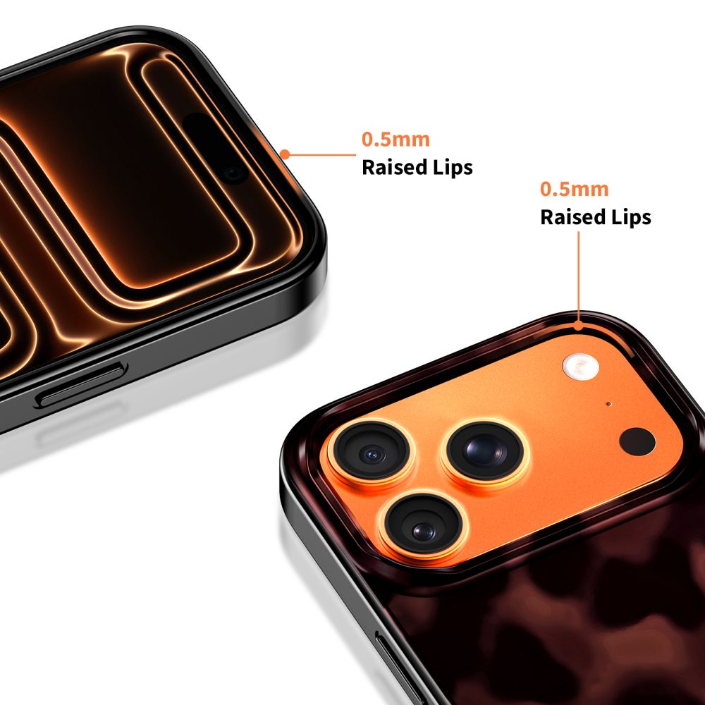Tech-Protect Lamano MagSafe case for iPhone 17 Pro - black and red_3