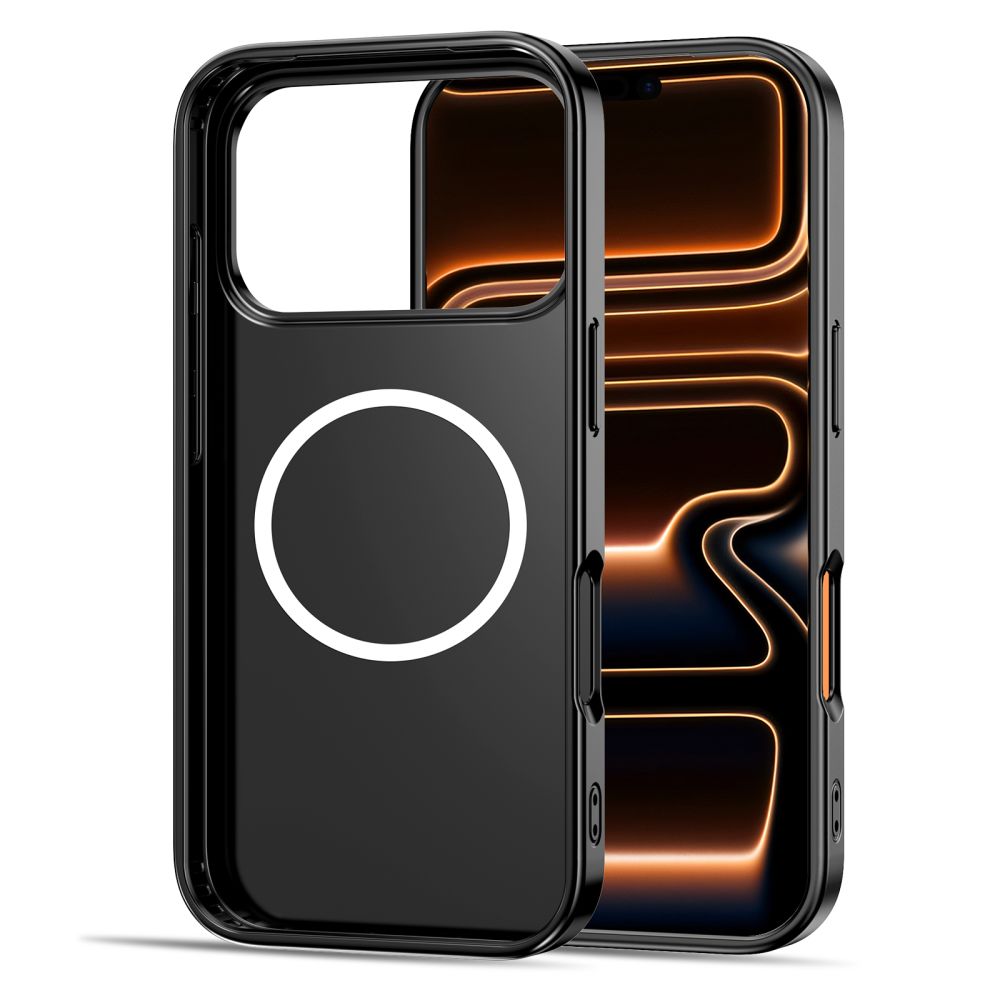 Tech-Protect Lamano MagSafe Case for iPhone 17 Pro Max - Black and Red_2