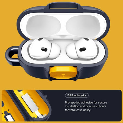 Spigen Nano Pop Case for AirPods Pro 3 - Navy Blue and Yellow_4