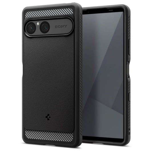Spigen Rugged Armor Case for Sony Xperia 10 VII - Matte Black_0