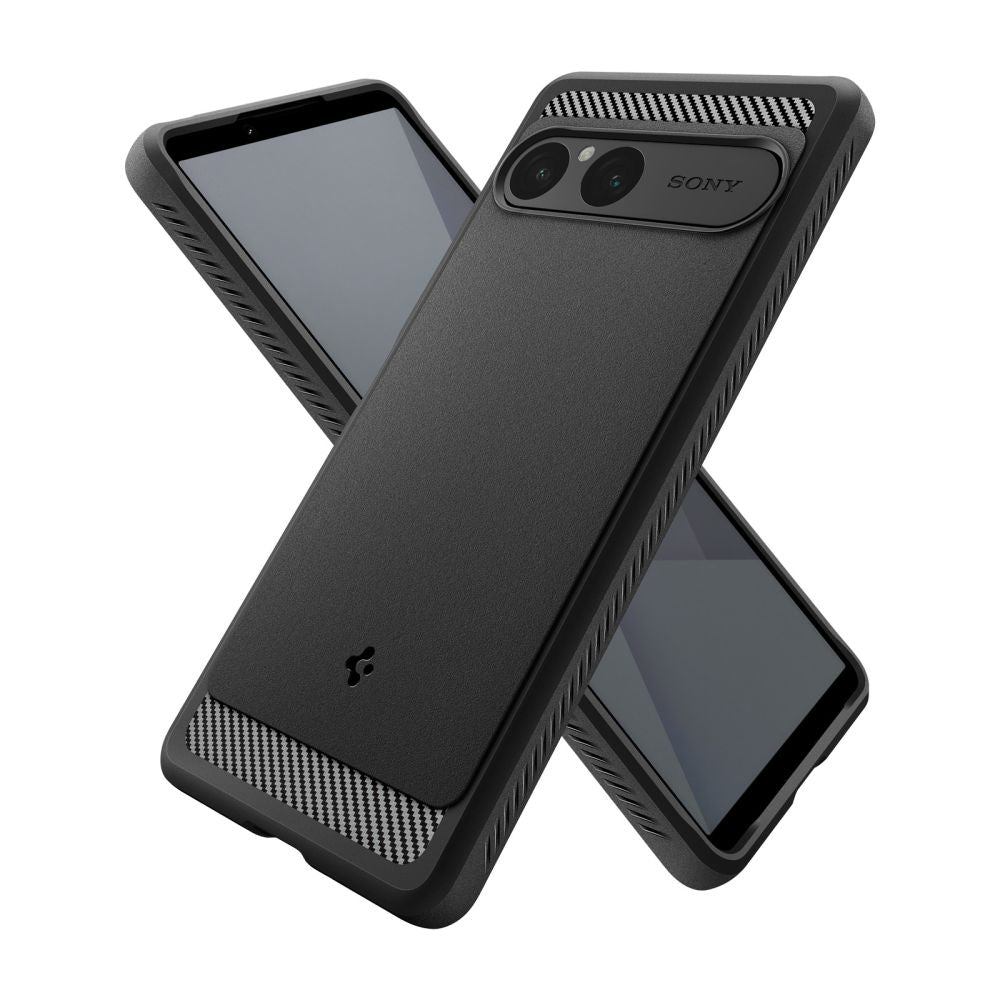 Spigen Rugged Armor Case for Sony Xperia 10 VII - Matte Black_10