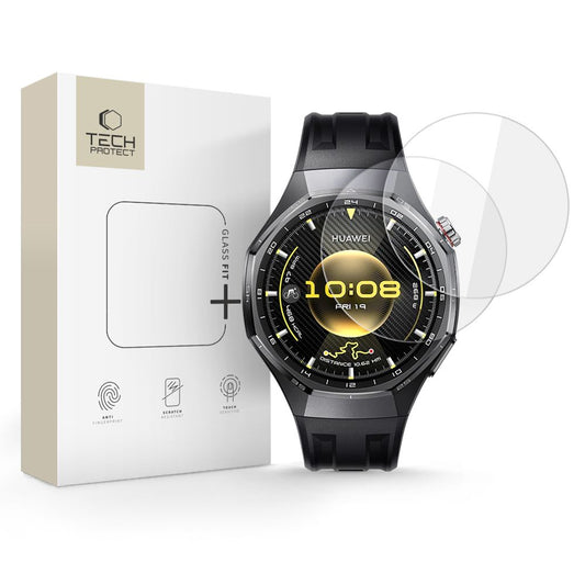 Tech-Protect Glass Fit+ 2-pack tempered glass for Huawei Watch GT 6 Pro 46mm - transparent_0