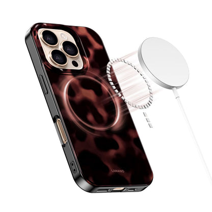 Tech-Protect Lamano MagSafe Case for iPhone 16 Pro Max - Black and Red_2