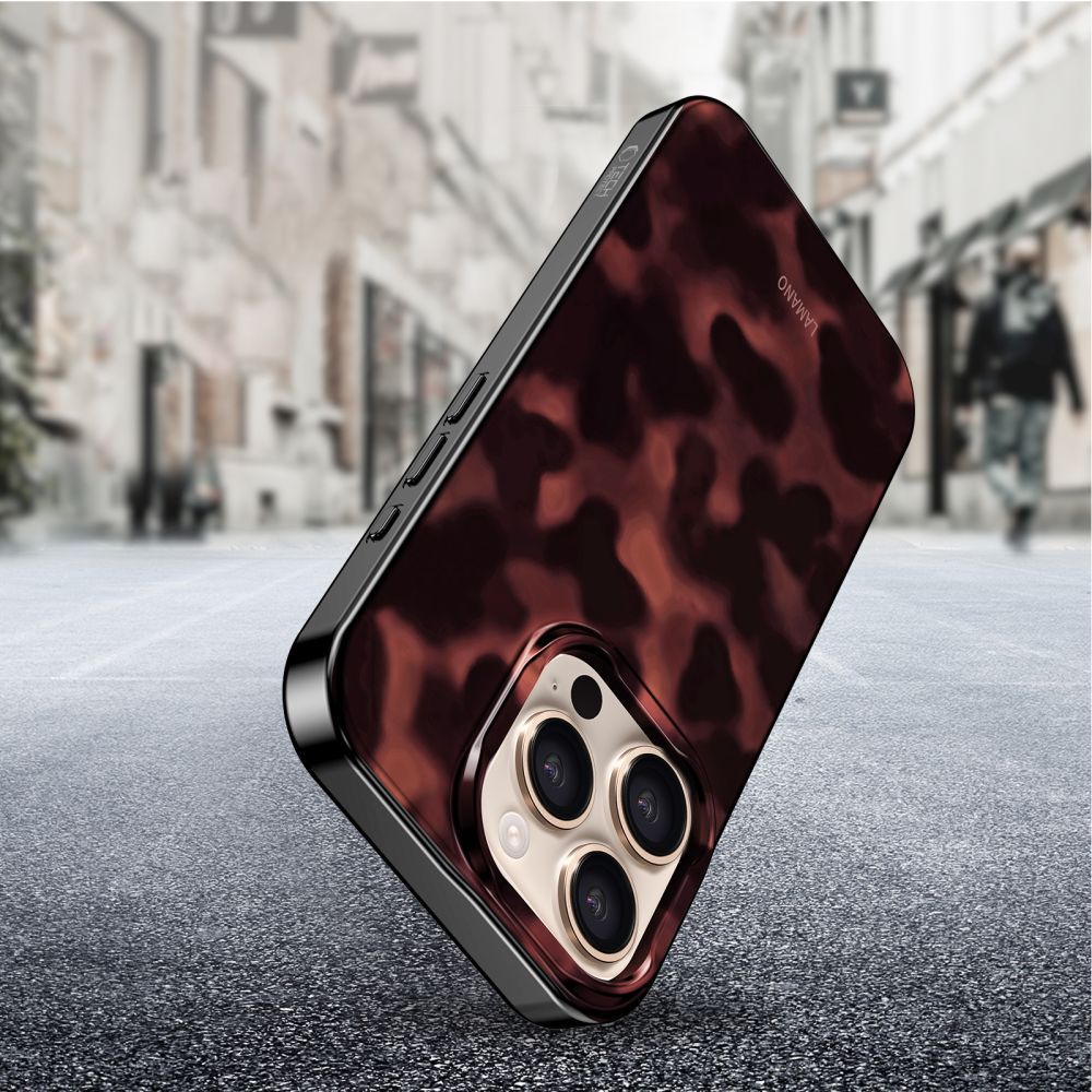 Tech-Protect Lamano MagSafe Case for iPhone 16 Pro Max - Black and Red_5