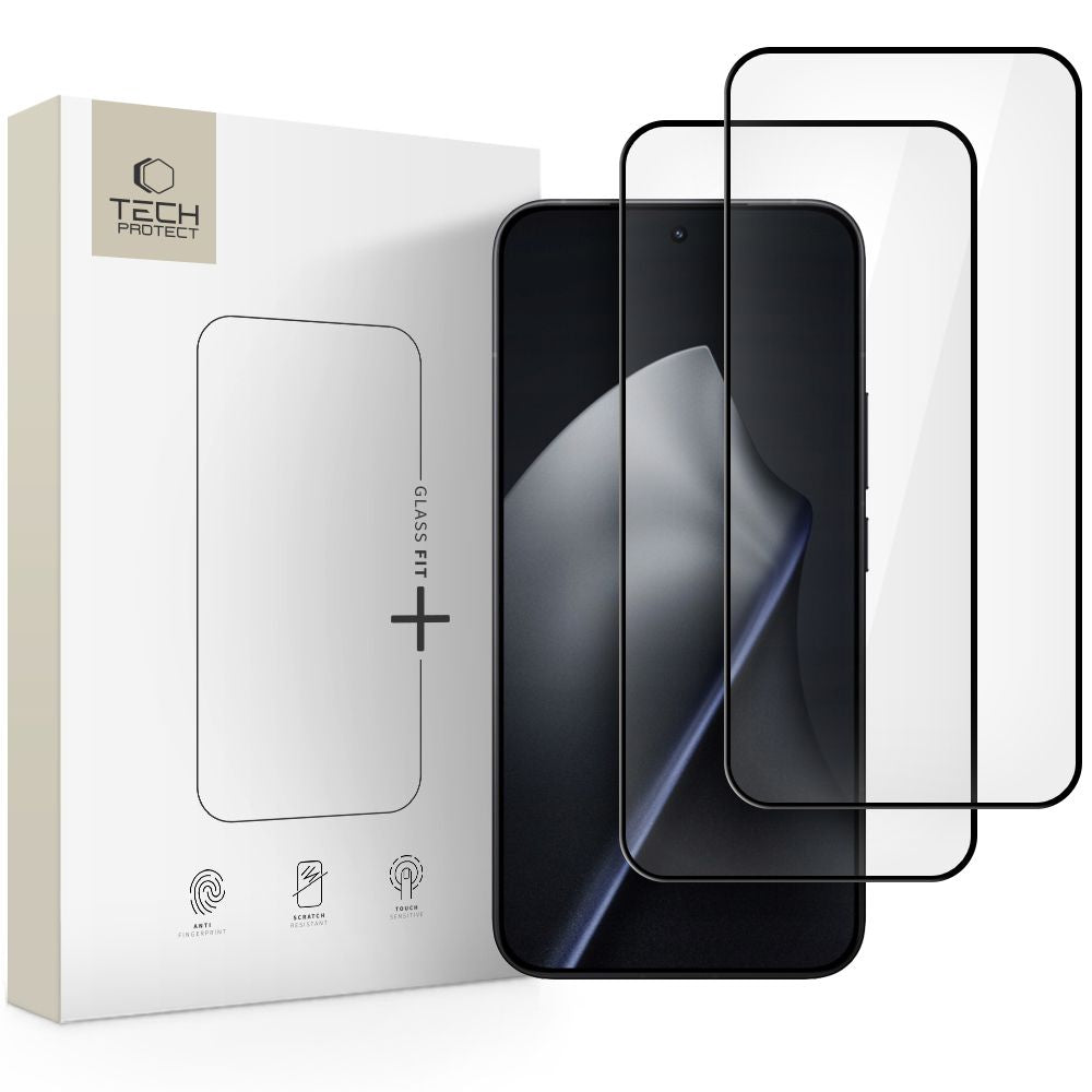 Tech-Protect Glass Fit+ 2-pack tempered glass for Xiaomi 15T / 15T Pro - black_0