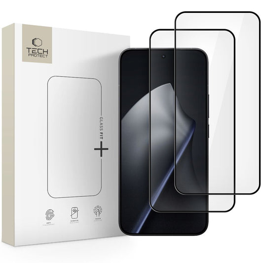 Tech-Protect Glass Fit+ 2-pack tempered glass for Xiaomi 15T / 15T Pro - black_0