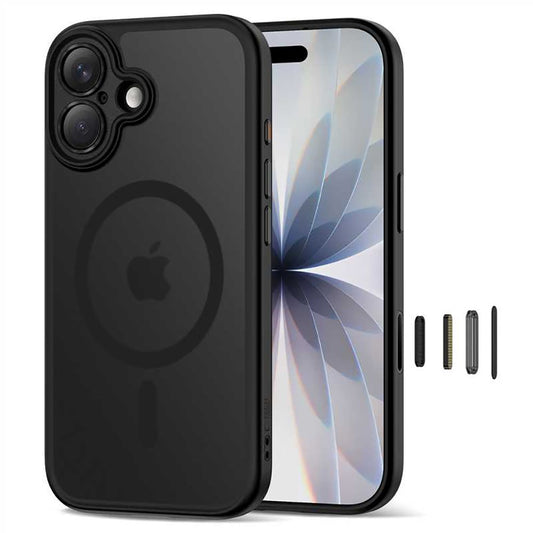 Tech-Protect Magpeak Magsafe CC Case for iPhone 17 - Matte Black_0