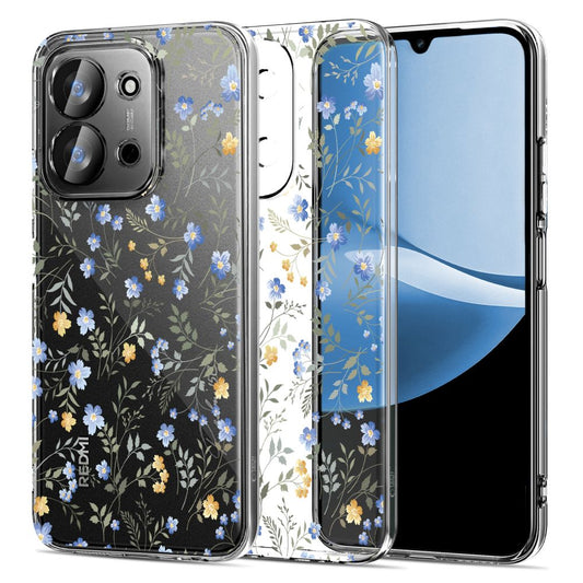 Tech-Protect FlexAir Case for Xiaomi Redmi 15C 173mm / Poco 85C 173mm - Daisies with Leaves_0