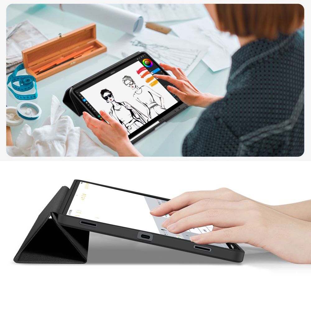Tech-Protect SC Pen Case for Samsung Galaxy Tab S8 Ultra / S9 Ultra / S10 Ultra / S11 Ultra 14.6 - Black_8