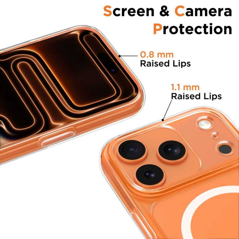 Tech-Protect Magpeak Magsafe CC Case for iPhone 17 Pro Max - Clear_3