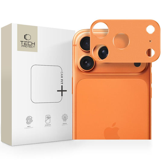 Tech-Protect Camalloy Fit+ Camera Cover for iPhone 17 Pro - Orange_0