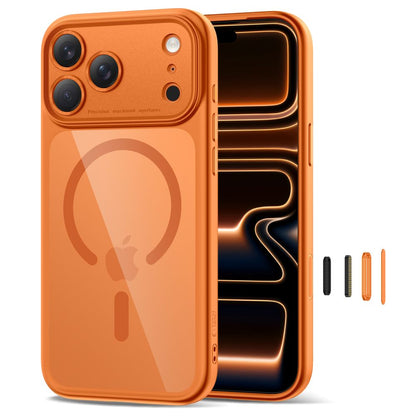 Tech-Protect Magpeak Magsafe CC Case for iPhone 17 Pro Max - Transparent Orange_1
