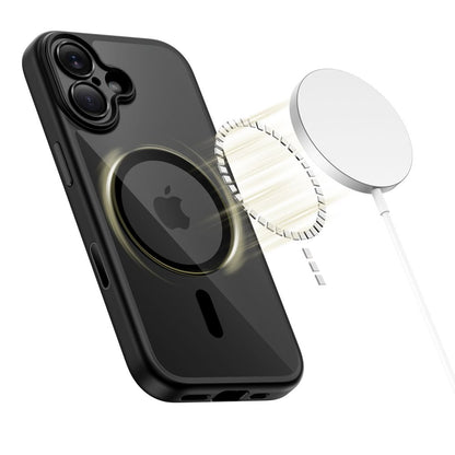 Tech-Protect Magpeak Magsafe CC Case for iPhone 17 - Clear Black_2