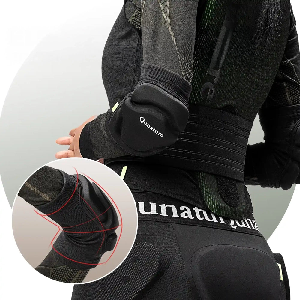 Qunature 2206000102 Elbow Ski Protectors Size M - Black_3