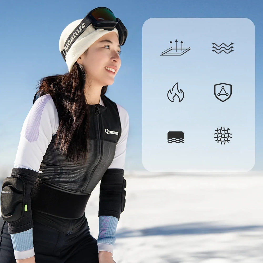 Qunature 2206000103 Elbow Ski Protectors Size L - Black_2