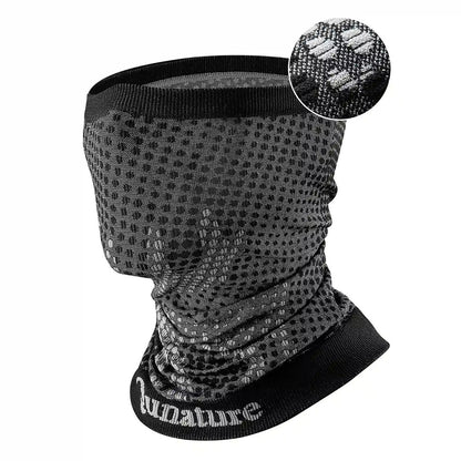 Qunature 11230014002 ski scarf, sports bandana, universal size - black_0
