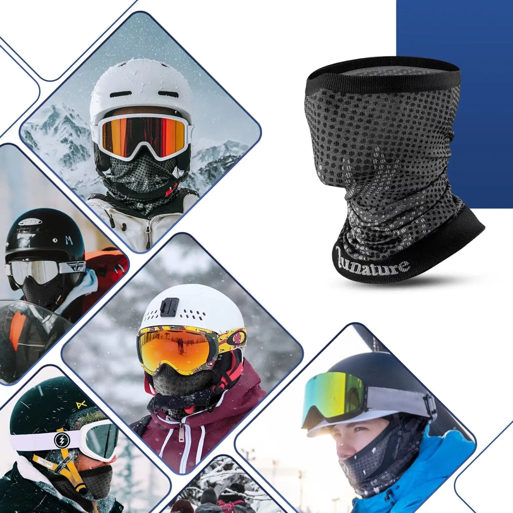 Qunature 11230014002 ski scarf, sports bandana, universal size - black_6