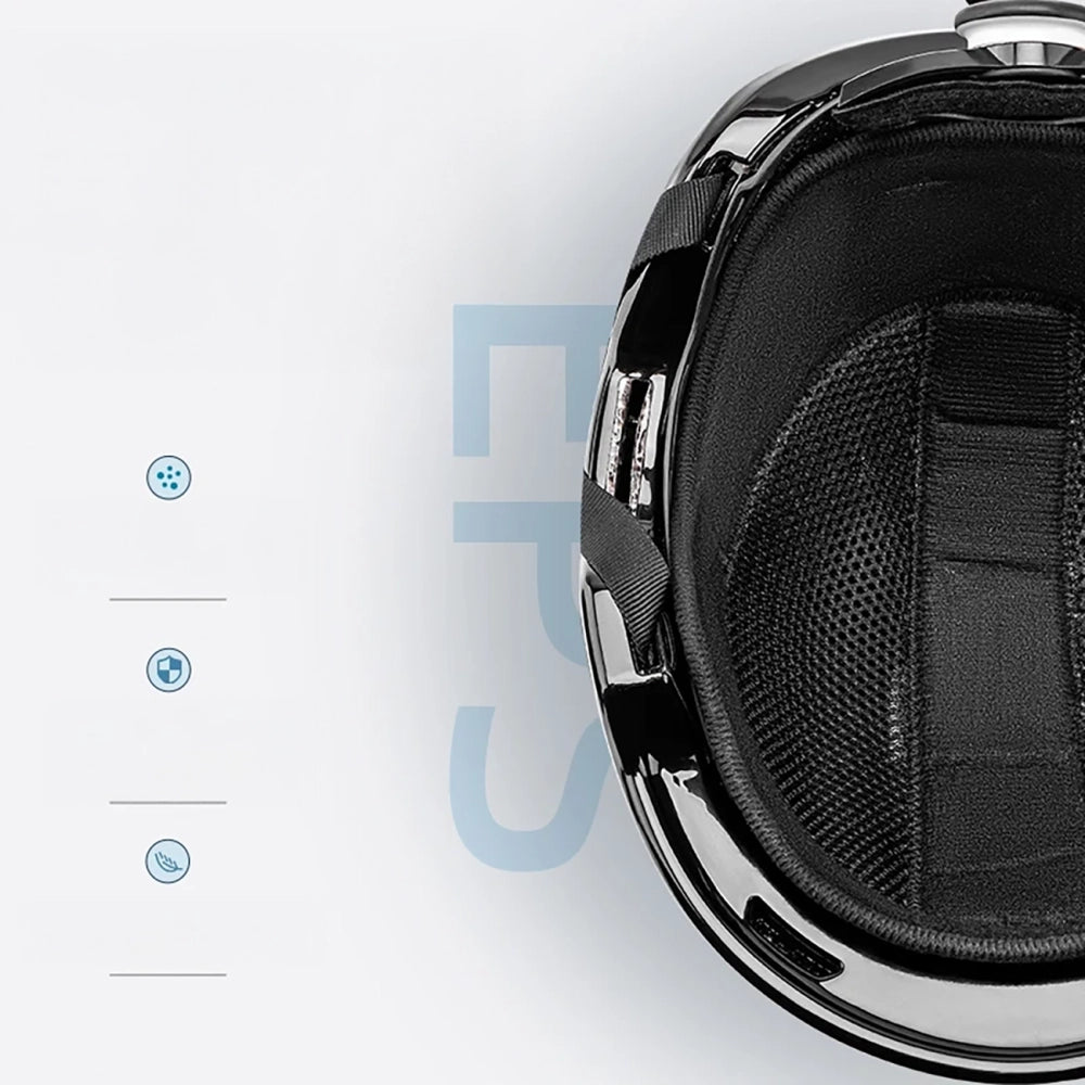Qunature 10130003004 Ski Helmet with Earmuffs for Snowboard 54-58 cm - Black_3