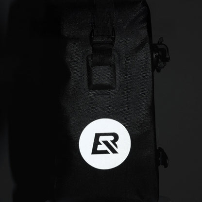 Rockbros AS-003-1BK waterproof bicycle bag with shoulder strap, front/rear mounting, 10-14l - black_1