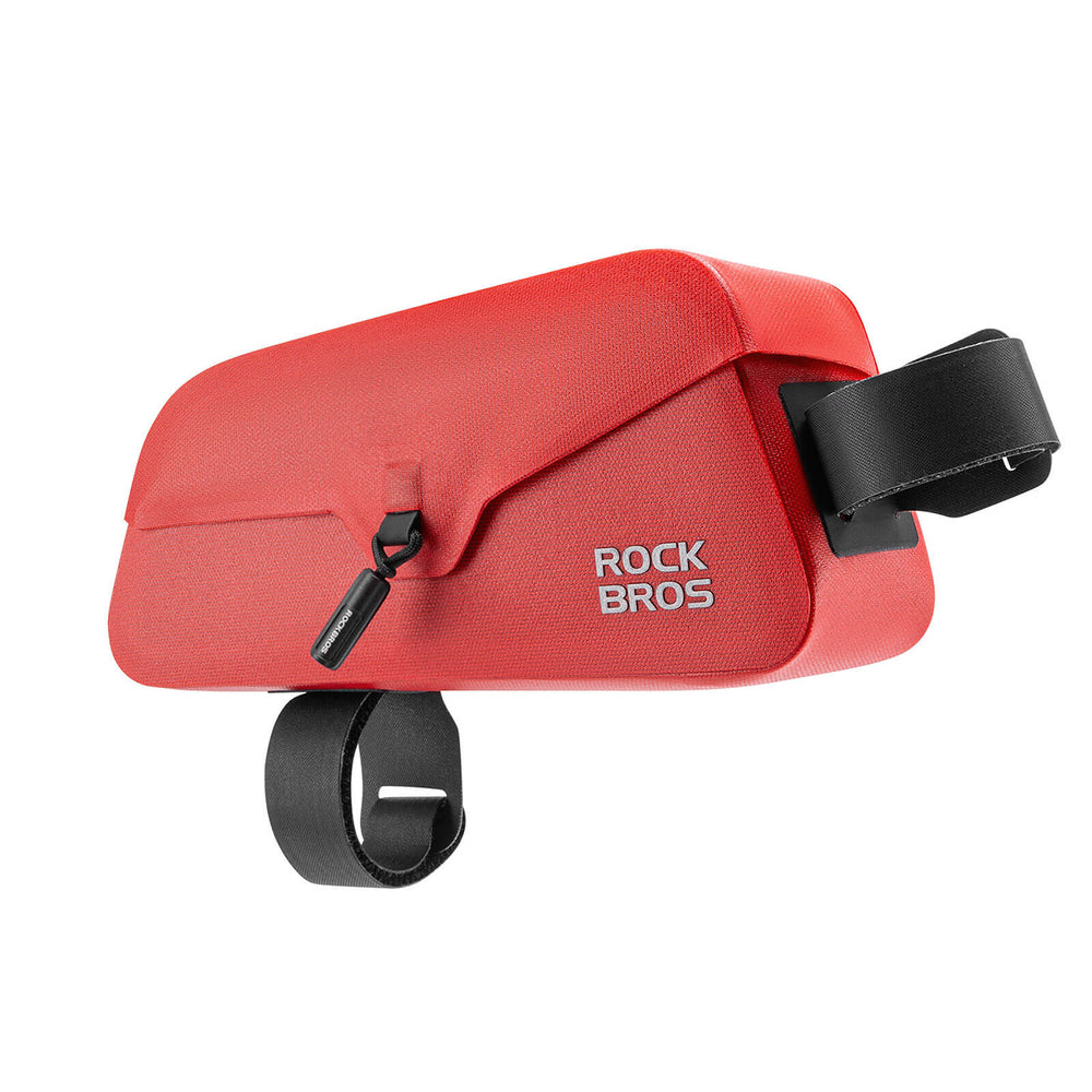Rockbros 30120122004 Waterproof Bicycle Frame Bag with Magnetic Closure 0.9L - Red_0