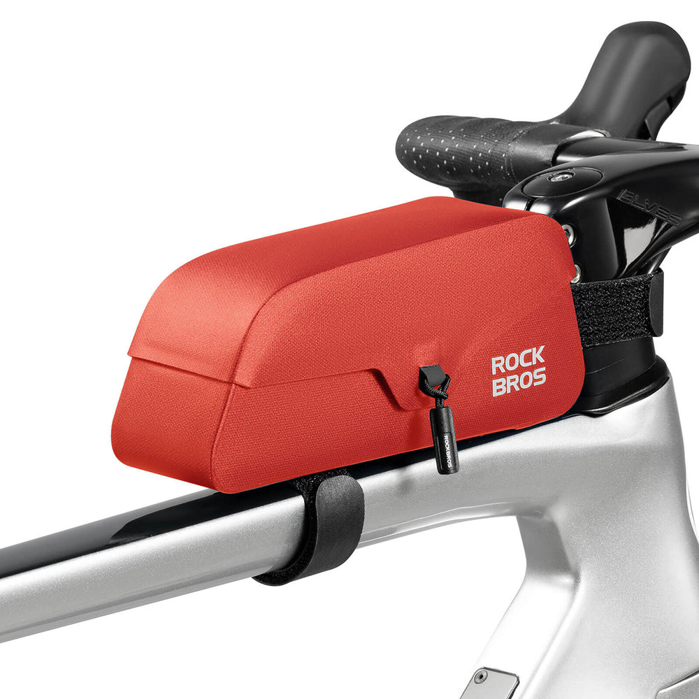 Rockbros 30120122004 Waterproof Bicycle Frame Bag with Magnetic Closure 0.9L - Red_1