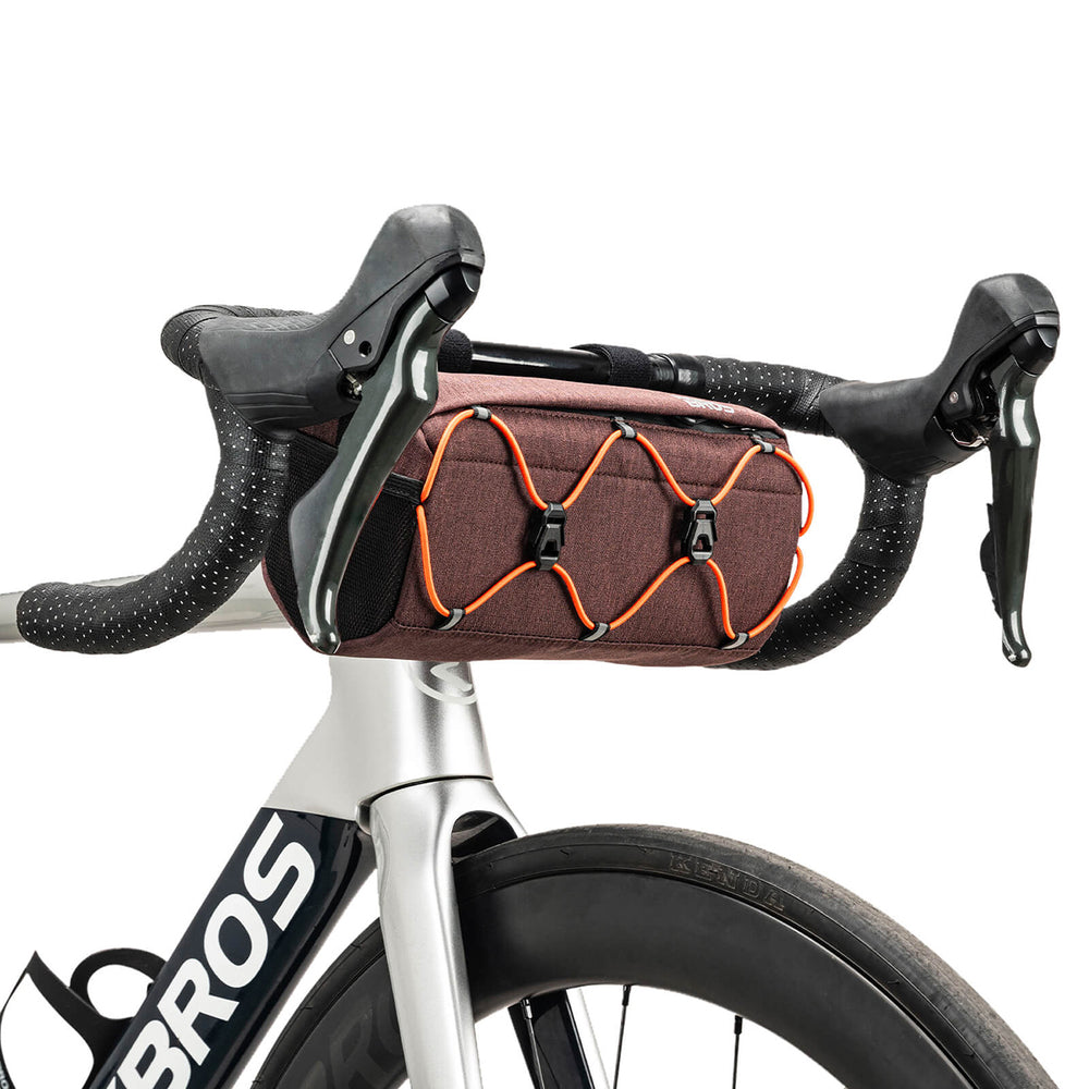 Rockbros 30110054003 Handlebar Bicycle Bag 2.2L - Brown_0