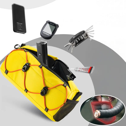 Rockbros 30110054006 Handlebar Bicycle Bag 2.2L - Yellow_3