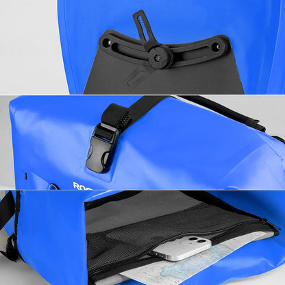 Rockbros 30140022004 Waterproof Bicycle Bag 25-32L - Blue_3