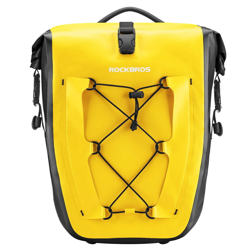 Rockbros 30140022005 Waterproof Bicycle Pannier 25-32L - Yellow_0