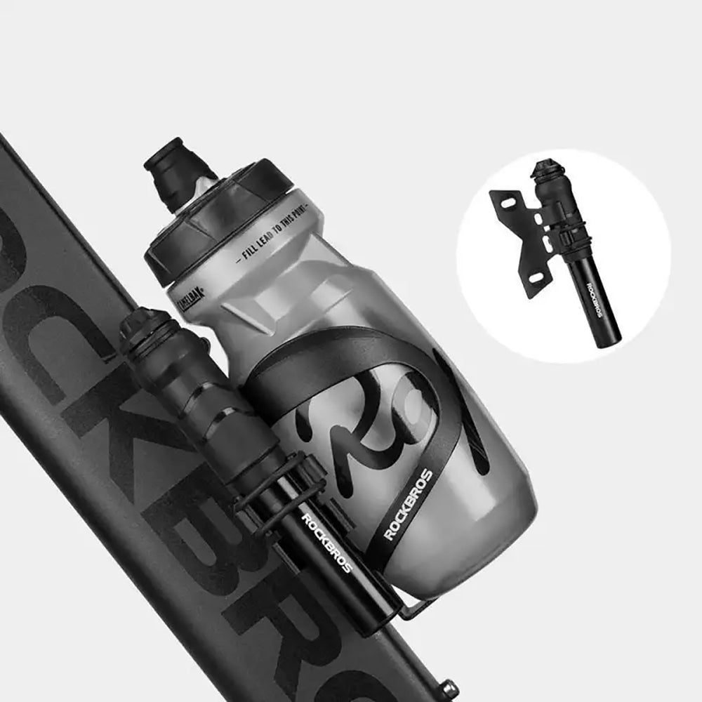 Rockbros 810PCS-HP Mini Hand Bicycle Pump with Presta & Schrader Hose - Black_2