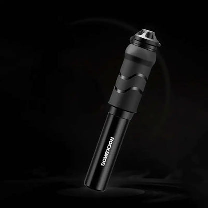 Rockbros 810PCS-HP Mini Hand Bicycle Pump with Presta & Schrader Hose - Black_4