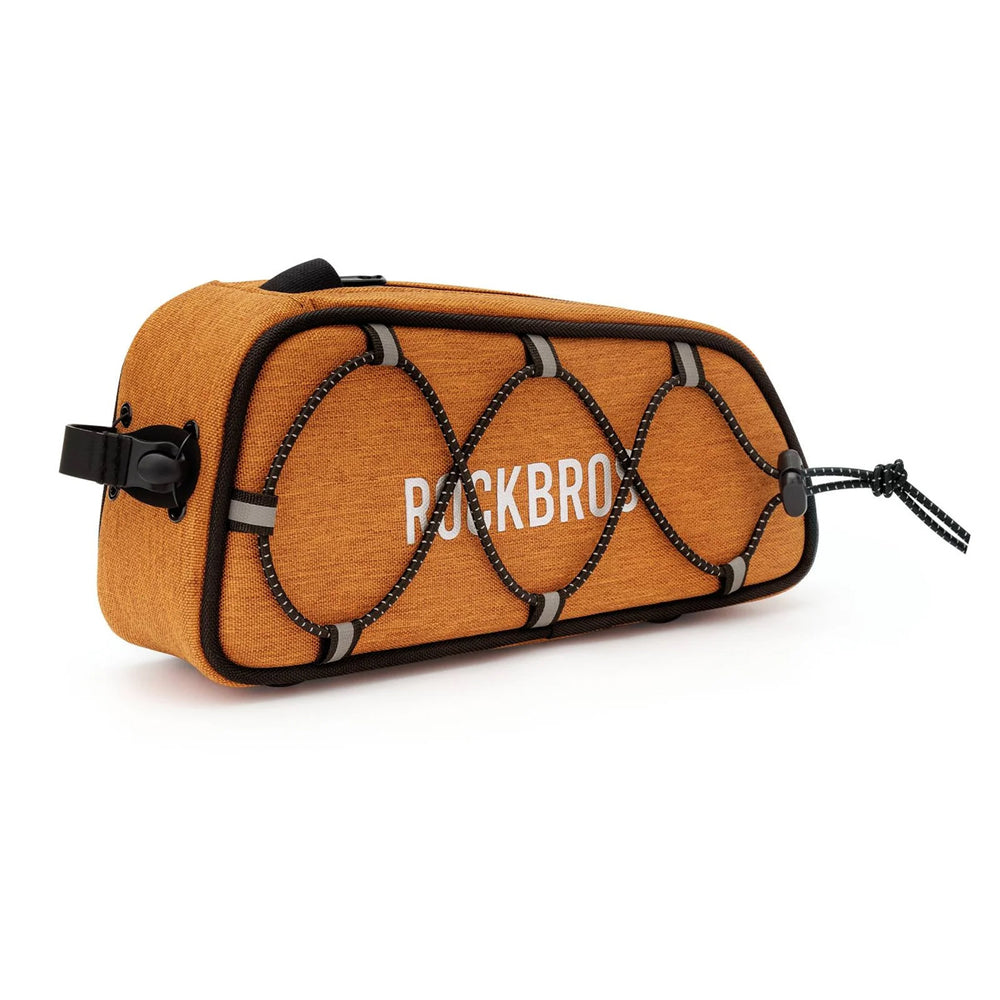 Rockbros 30120045004 ROAD TO SKY bicycle bag for the top frame tube, waterproof, 0.7L - orange_1