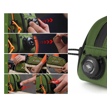 Rockbros 30120045001 ROAD TO SKY bicycle bag for the top frame tube, waterproof, 0.7L - green_2