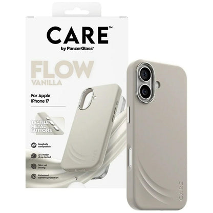 CARE by PanzerGlass FLOW MagSafe Case for iPhone 17 - Beige_3
