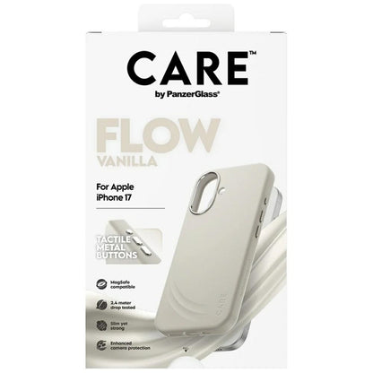 CARE by PanzerGlass FLOW MagSafe Case for iPhone 17 - Beige_4